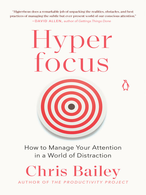 Title details for Hyperfocus by Chris Bailey - Wait list